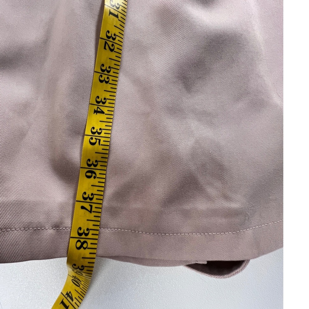 Rare Coach Convertible Trench Coat Dress XS Quartz Pink Detachable Sleeve $695 - Picture 6 of 10